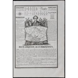 Gravure de 1842 - Morbihan & Moselle - 1