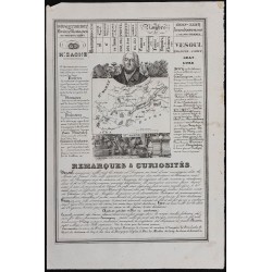 Gravure de 1842 - Haute-Saône & Saône-et-Loire - 1