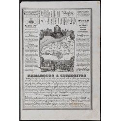 Gravure de 1842 - Seine-Maritime & Deux Sèvres - 1