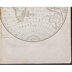 Gravure de 1832 - Mappemonde de Meissas & Michelot - 5