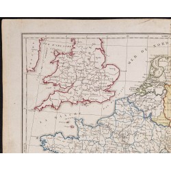 Gravure de 1827 - Carte de l'Europe centrale - 2