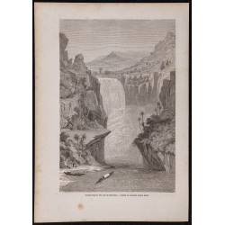 Gravure de 1867 - Chute de Murchison - 1