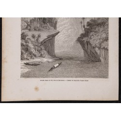 Gravure de 1867 - Chute de Murchison - 3