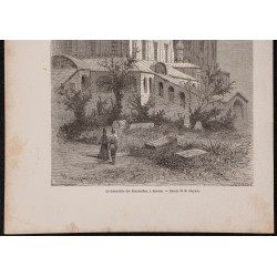 Gravure de 1867 - Couvent de Novodievitchi à Moscou - 3