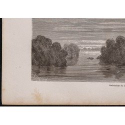 Gravure de 1867 - Rio Javari et Río Putumayo - 4