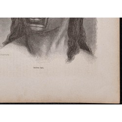 Gravure de 1867 - Indiens du Brésil et de l'Amazonie - 5