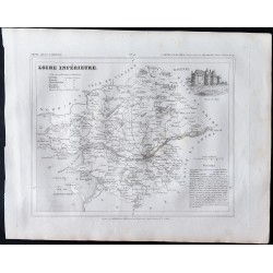 Gravure de 1833 - Département de la Haute-Loire - 1