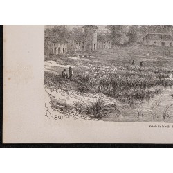 Gravure de 1867 - Ville de Manaus - 4