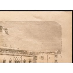 Gravure de 1860 - Algérie - Cathédrale d'Alger - 3