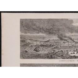 Gravure de 1867 - Le Creusot - 2