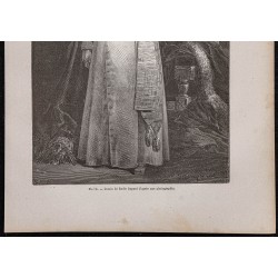 Gravure de 1867 - Portrait du pape Pie IX - 3