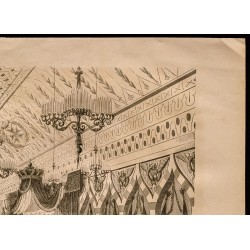 Gravure de 1860 - Toulon - Bal - Costumes de bal - 3