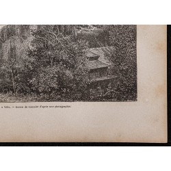 Gravure de 1867 - Jardin de l'ambassade anglaise - 5