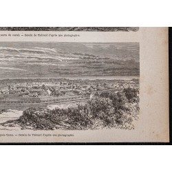 Gravure de 1867 - Vues de la ville de Tokyo - 5