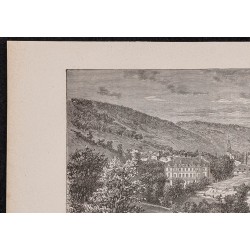 Gravure de 1867 - Parc de Plombières-les-Bains - 2