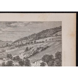 Gravure de 1867 - Parc de Plombières-les-Bains - 3