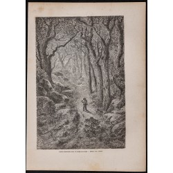 Gravure de 1867 - Gorge aux Loups - 1