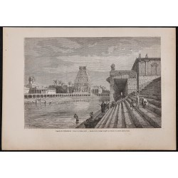 Gravure de 1867 - Sanctuaire du Naṭarāja - 1