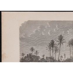Gravure de 1867 - Environs de Bagdad - 2