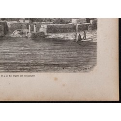 Gravure de 1867 - Environs de Bagdad - 5