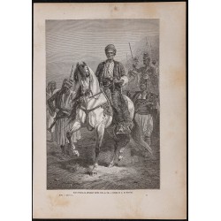 Gravure de 1867 - Kara Fatma la princesse kurde - 1