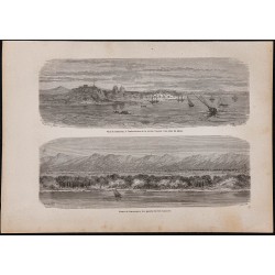 Gravure de 1867 - Santarém & Amazone - 1