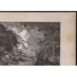 Gravure de 1867 - Tempête sur le rio de Brèves - 3