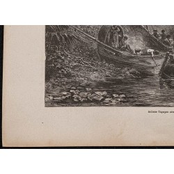 Gravure de 1867 - Indiens tapuyas (Pira-tapuya) - 4