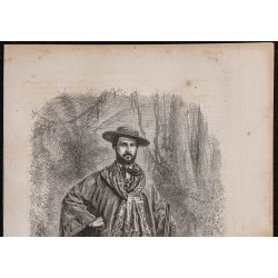 Gravure de 1867 - Portrait de Paul Marcoy - 2