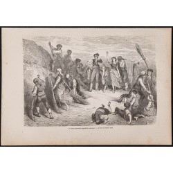 Gravure de 1867 - Seguidilla manchega - 1