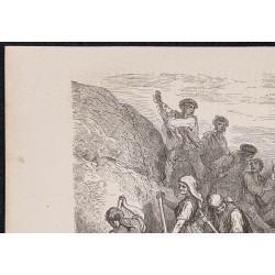 Gravure de 1867 - Seguidilla manchega - 2