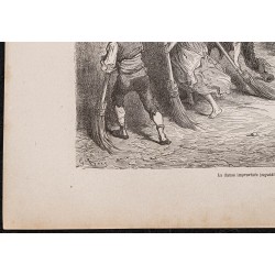 Gravure de 1867 - Seguidilla manchega - 4