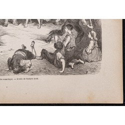 Gravure de 1867 - Seguidilla manchega - 5