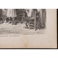Gravure de 1867 - Danse funèbre (jota) - 5