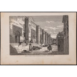 Gravure de 1867 - Mosquée cathédrale de Cordoue - 1