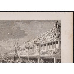 Gravure de 1867 - Les magasins de Mitsui Takatoshi - 3
