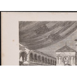 Gravure de 1865 - Un Bazar à Tunis - 2