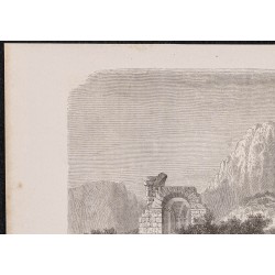Gravure de 1865 - Temple des Eaux - 2