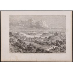 Gravure de 1865 - Bratislava (Slovaquie) - 1