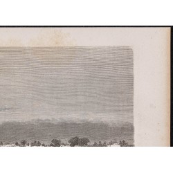 Gravure de 1865 - Vue de Kassala au Soudan - 3