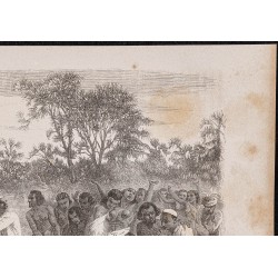 Gravure de 1865 - Après une attaque au Soudan - 3