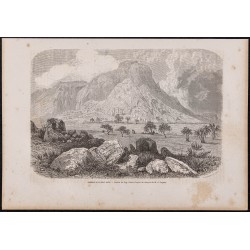 Gravure de 1865 - Sebderat (Érythrée) - 1