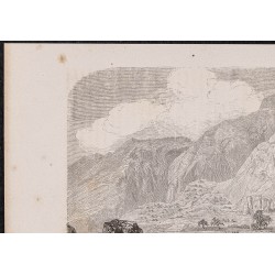 Gravure de 1865 - Sebderat (Érythrée) - 2