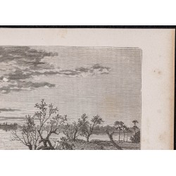 Gravure de 1865 - Fleuve Gach ou Mareb - 3