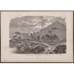 Gravure de 1865 - Maï Ooï en Érythrée - 1