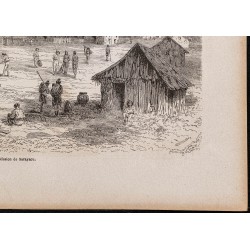 Gravure de 1865 - Mission de Sarayacu au Pérou - 5