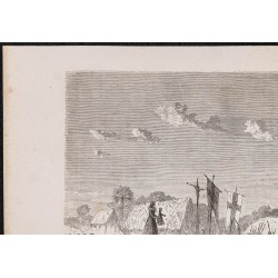 Gravure de 1865 - Procession de l'immaculée-conception - 2