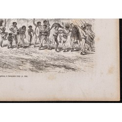 Gravure de 1865 - Procession de l'immaculée-conception - 5