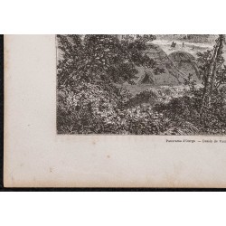 Gravure de 1865 - Oulan-Bator en Mongolie - 4