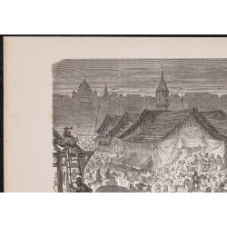 Gravure de 1865 - La foire de Novogorod - 2